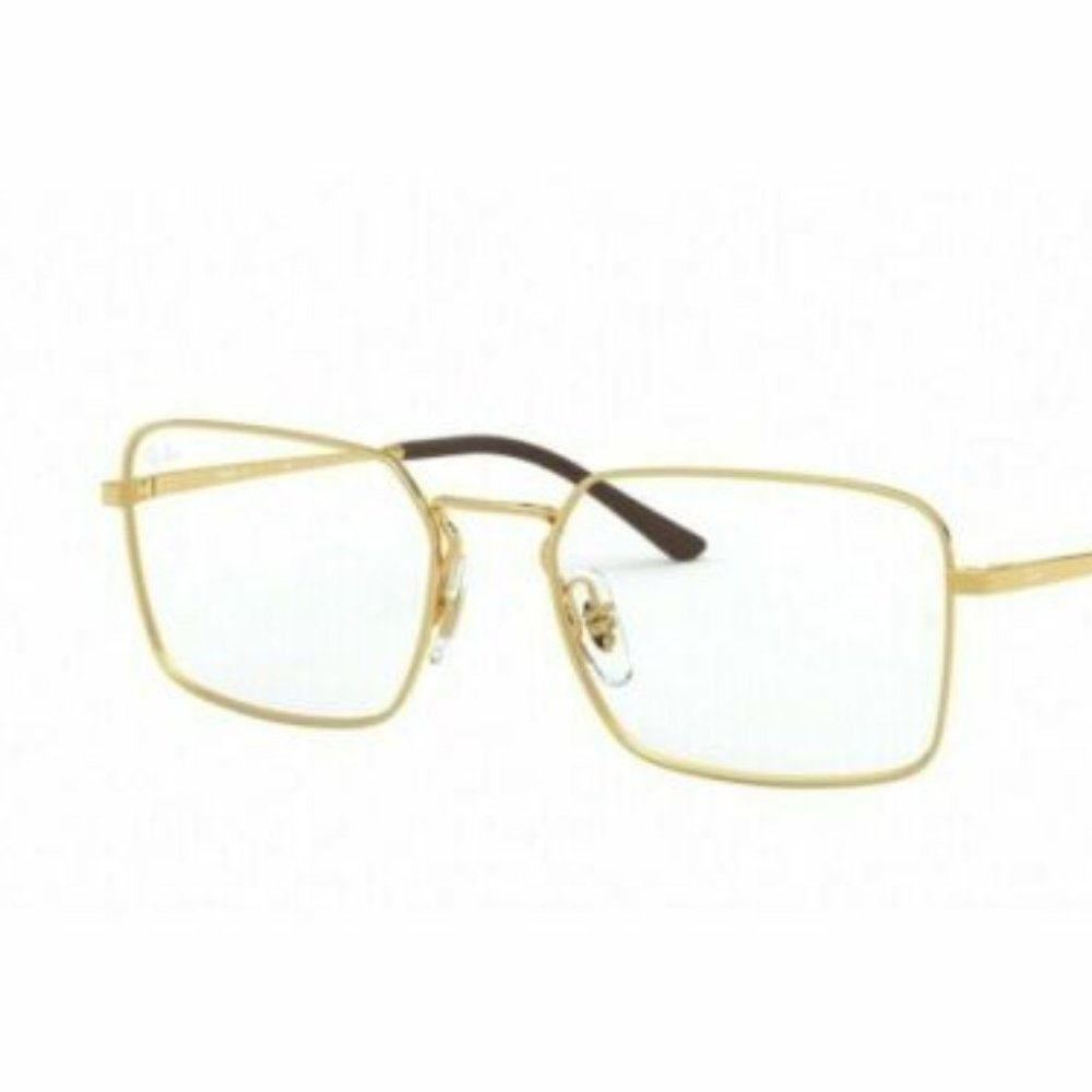 NEW Ray Ban RX-6440-2500 Gold 53mm Eyeglasses 👓